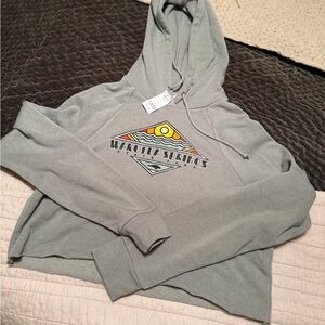 LG Gray Hoodie with Graphic Design